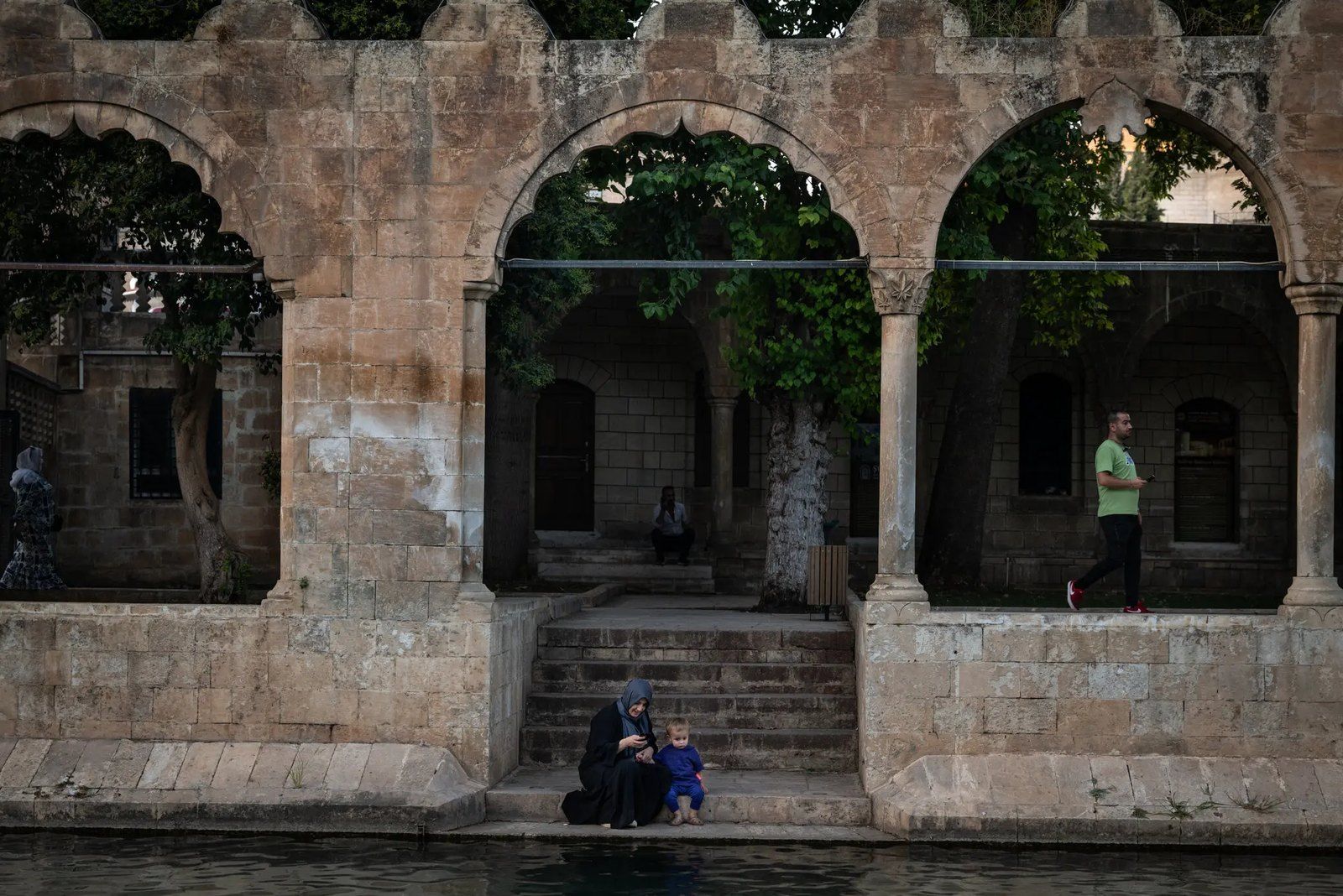 Steinerne Arkaden in der Altstadt von Şanlıurfa