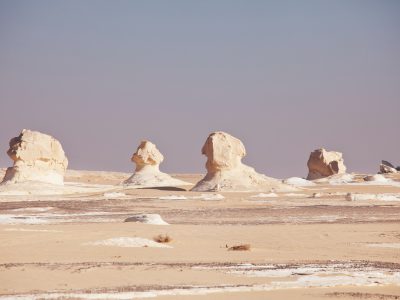 White desert in Egypt